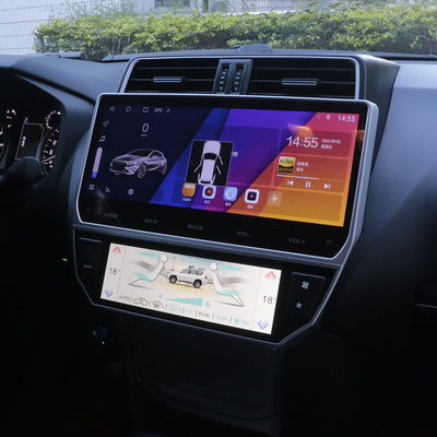 Pantalla táctil del panel de CA del aire acondicionado del coche de Digitaces LED para Toyota Prado 2018-2023