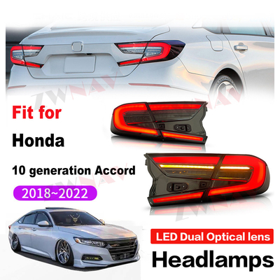 Modificación dual del conjunto de la lente de For Honda de la luz 2022 de la cola del coche del 11mo faro cívico modelo de la generación LED