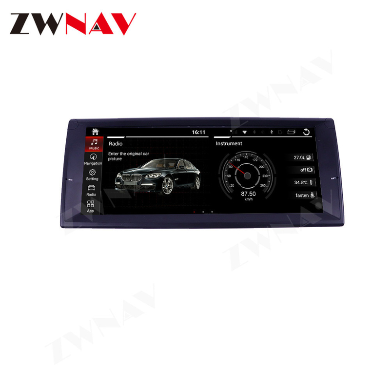 Unidad principal de la radio estéreo del coche de Android 10 BMW 3 series con la navegación GPS