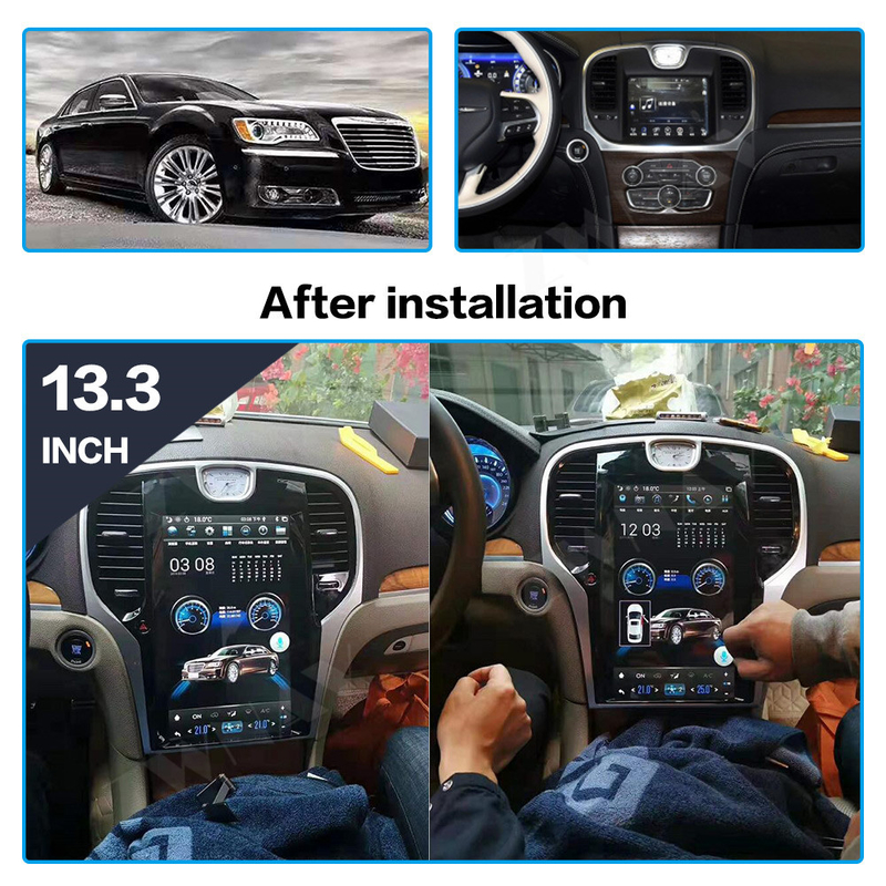 estéreo auto 2013-2019 de Carplay de la navegación GPS de Chrysler de la radio de coche 300C