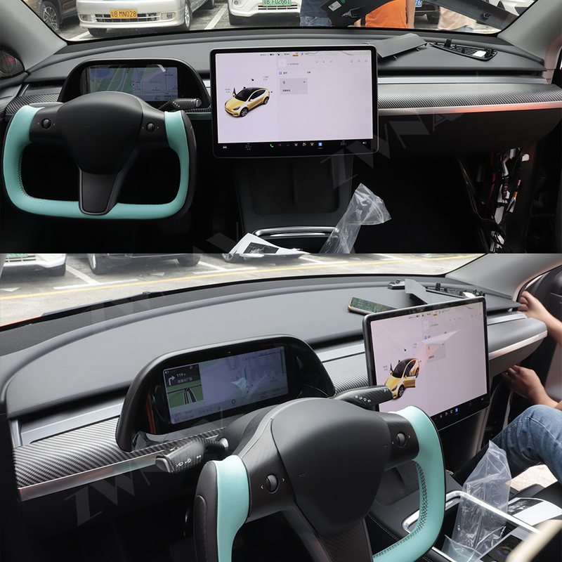 Pantalla del racimo de Digitaces para el tablero de instrumentos del LCD del coche del modelo Y AMD de Intel del Tesla Model 3