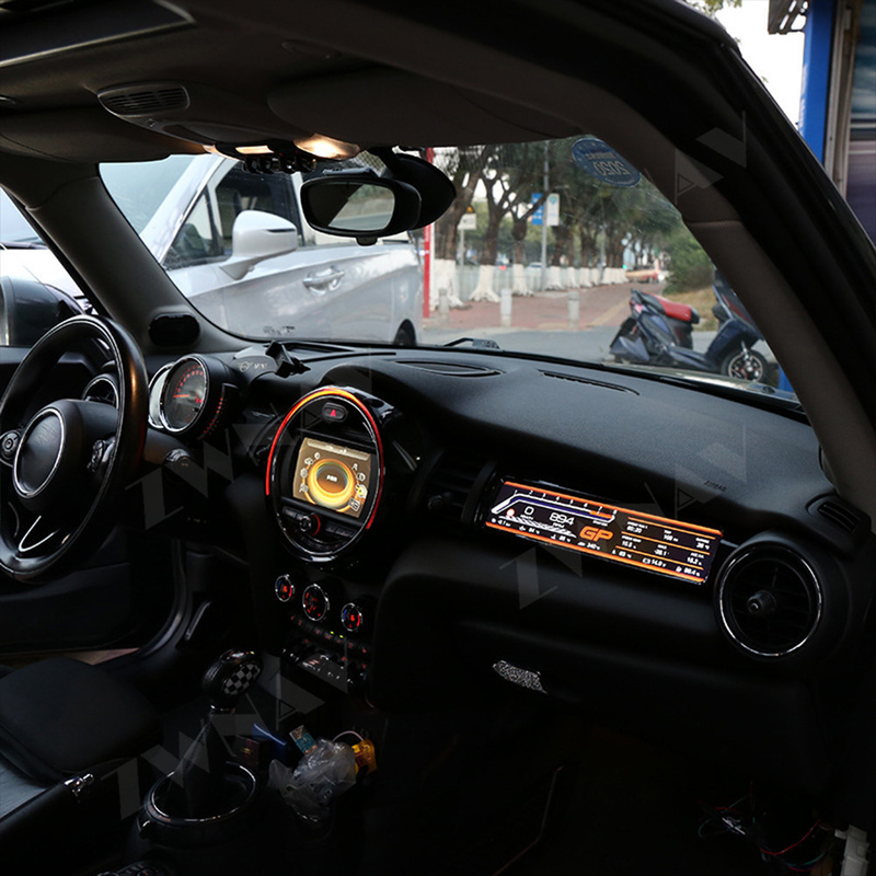 Del copiloto del entretenimiento de la pantalla mini F55 F56 F57 pista de BMW que compite con el instrumento