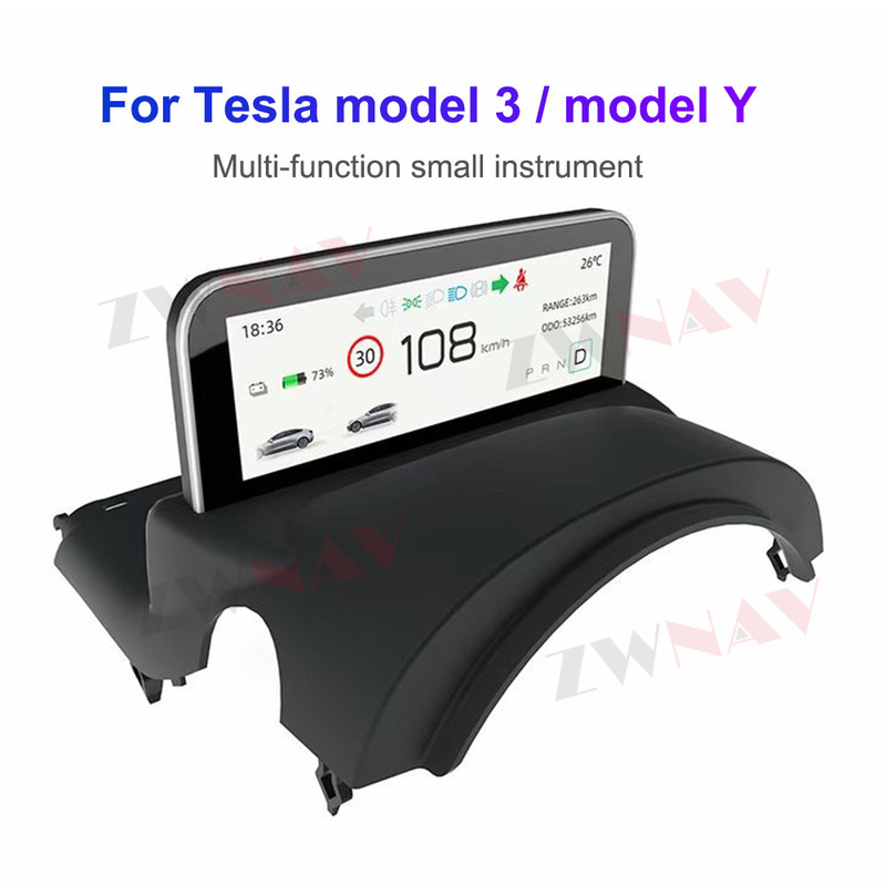 4.6'' Digital Instrument Cluster Display Tesla Model 3 Model Y AMD/Intel Car LCD Dashboard