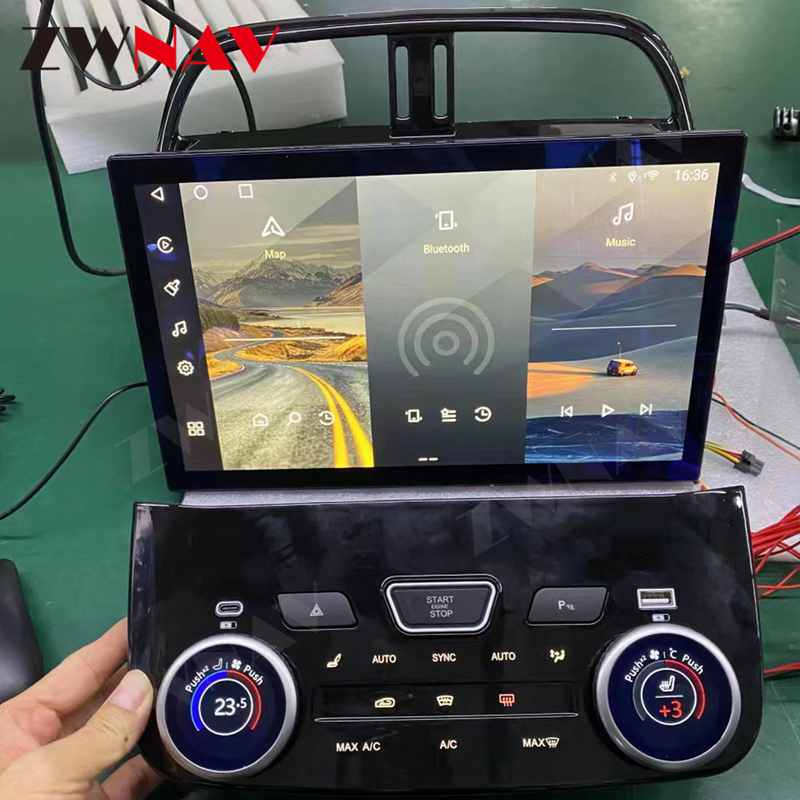 2016-2020 Radio de coche estilo Tesla Jaguar F-Pace reproductor Multimedia navegación GPS DSP estéreo