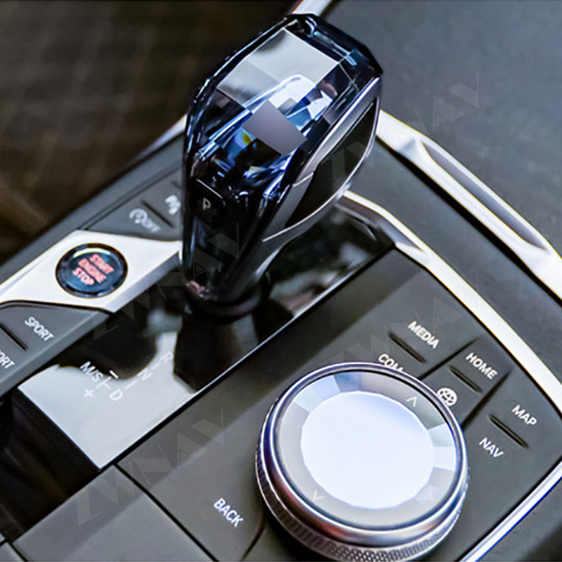 Botón de Crystal Handle Car Gear Shift para BMW desplazador principal de la palanca del palillo de la palanca de 7 series