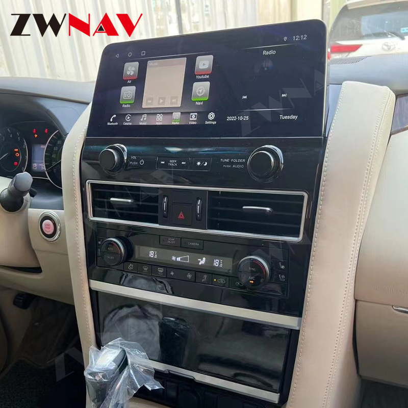 Estéreo auto del reproductor multimedia del coche de la navegación GPS para Nissan Patrol Armada