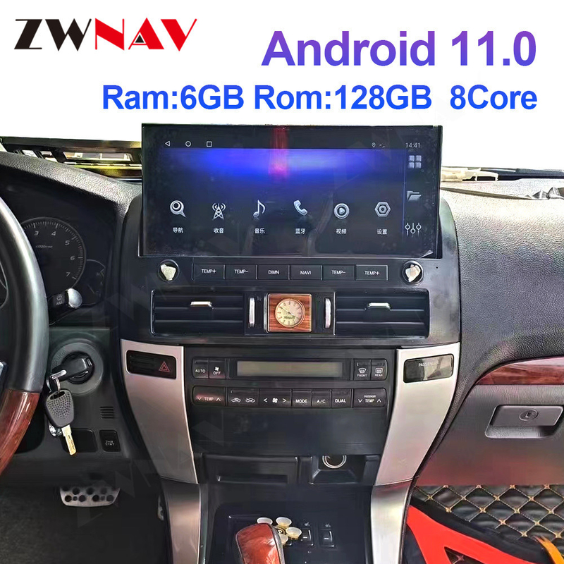radio 2003-2010 del reproductor multimedia de la navegación GPS del coche de Toyota Prado de la radio de coche de 6G Android