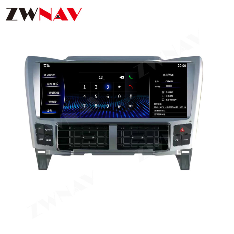 Reproductor multimedia principal de radio de la navegación GPS del coche de la unidad del auto de Lexus RX330 RX350 2002-2007