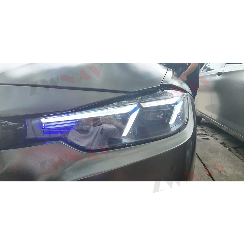 Cola Lightfor del coche BMW 2012-2018 BMW 3 series de F30 F35 del laser del faro de la asamblea del coche de la modificación de la luz del día de la mejora