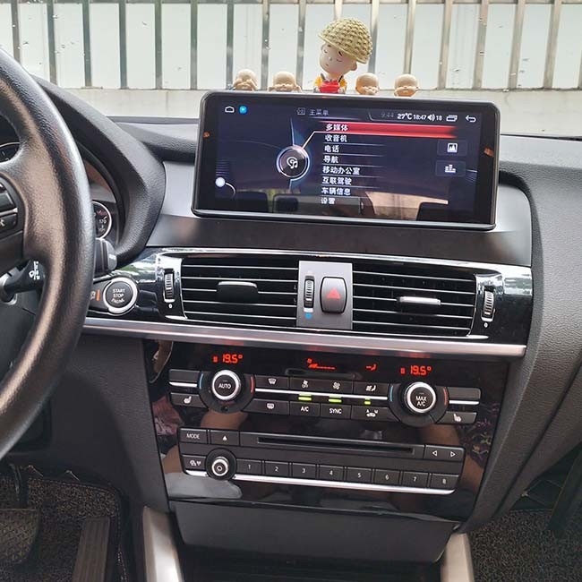 Pantalla táctil principal de la unidad del coche de 128GB X3 BMW Sat Nav Android 11 NXP6686