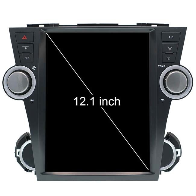 Unidad 2013 de la cabeza de Android del montañés de Toyota PX6 sistema de navegación de 12,1 pulgadas