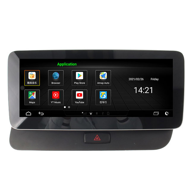Mapa de 128GB Q5 AUDI Carplay Android Auto GPS sistema de navegación automotriz de 10,25 pulgadas