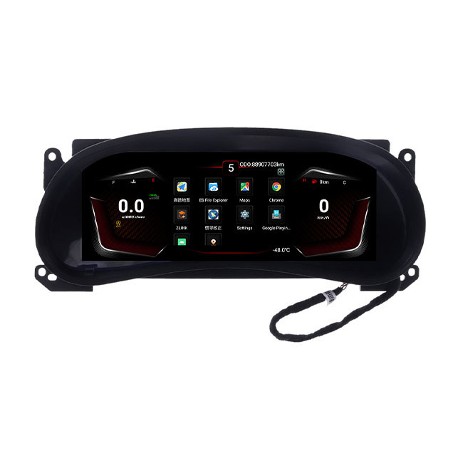 racimo del indicador de coche de 12V 1920*720 Jeep Wrangler Digital Dash Android 9