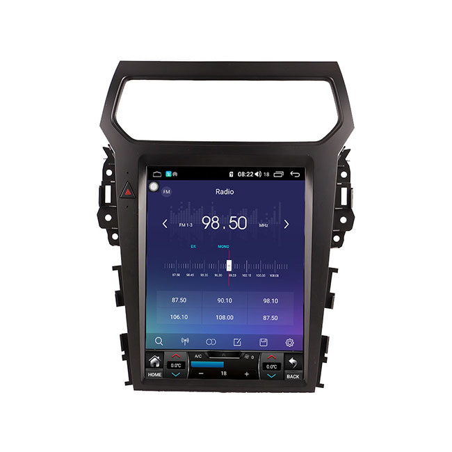 coche Android estéreo 9,0 de la unidad de la cabeza de navegación del dinar del doble 32G para Ford Explorer