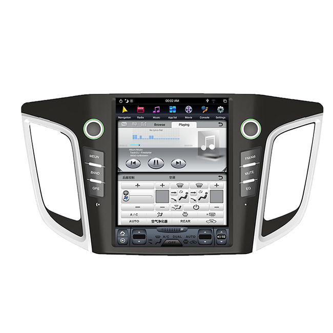 Androide auto 9 del reproductor multimedia de 1024*768 128GB para Hyundai IX25 2014 2018