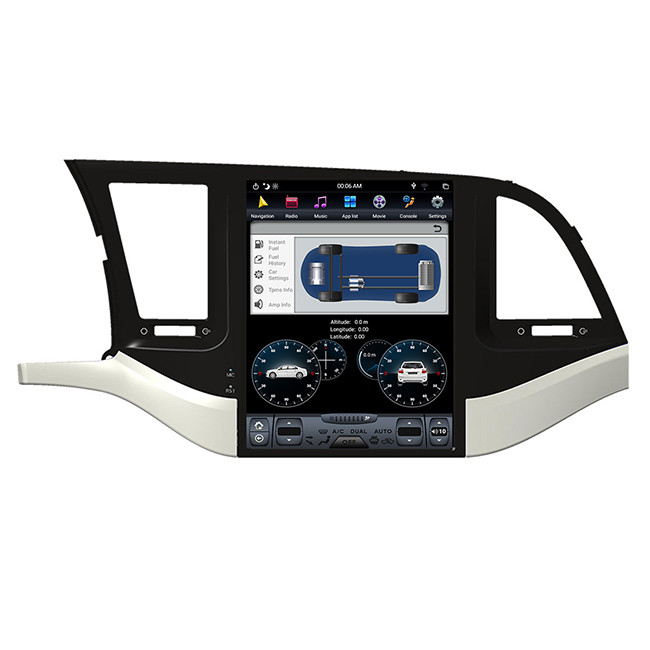 reproductor multimedia 2016 del coche de la unidad de la cabeza de Elantra Hyundai de 10,4 pulgadas