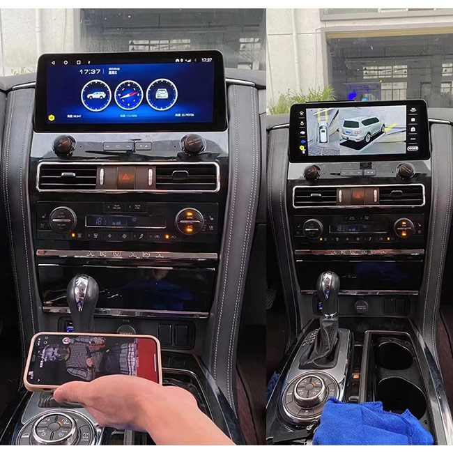 QLED 4G para la unidad 2010-2020 de la cabeza de Navi Auto Radio Player Stereo del coche de Android 10 de la armada de NISSAN PATROL