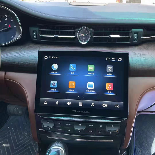 Reproductor multimedia Android 10 del jugador de la radio de coche de 10,36 pulgadas para Maserati Quattroporte 2013-2021
