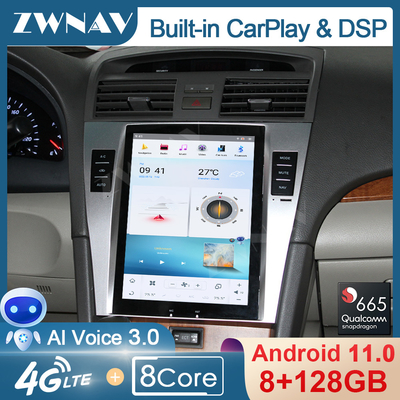 Jugador 128G Android 11 de la radio de coche de 10,4 pulgadas para Toyota Camry 40 2007-2011
